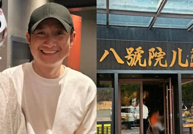 马伊琍两女儿突袭文章面馆，父亲全程陪伴